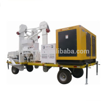 mobile seed cleaning and bagging plant